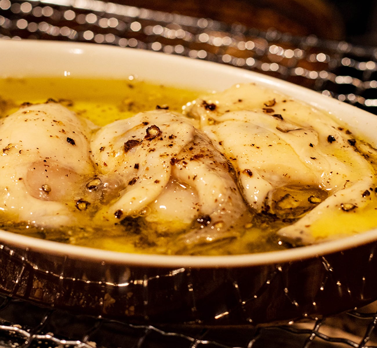 久美浜町牡蠣のアヒージョ