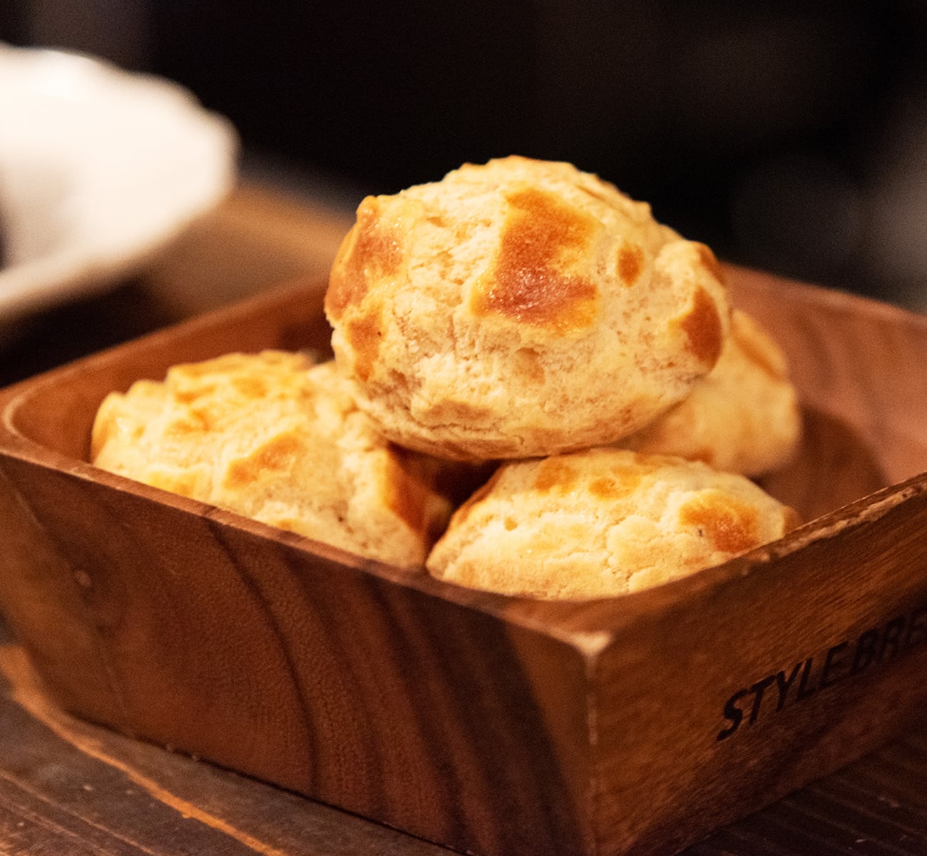 ブルーチーズのプチシュー